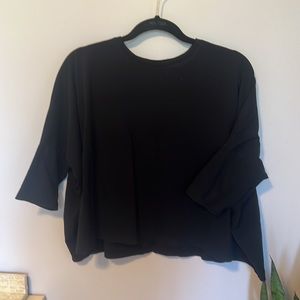 ✨ 3 for $30✨ ASOS Black Oversized Crop